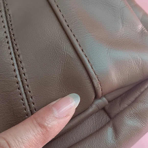 genuine leather,shoulder bag, Kim Rogers,brown Boho,hippie,multipockets. - Picture 17 of 17